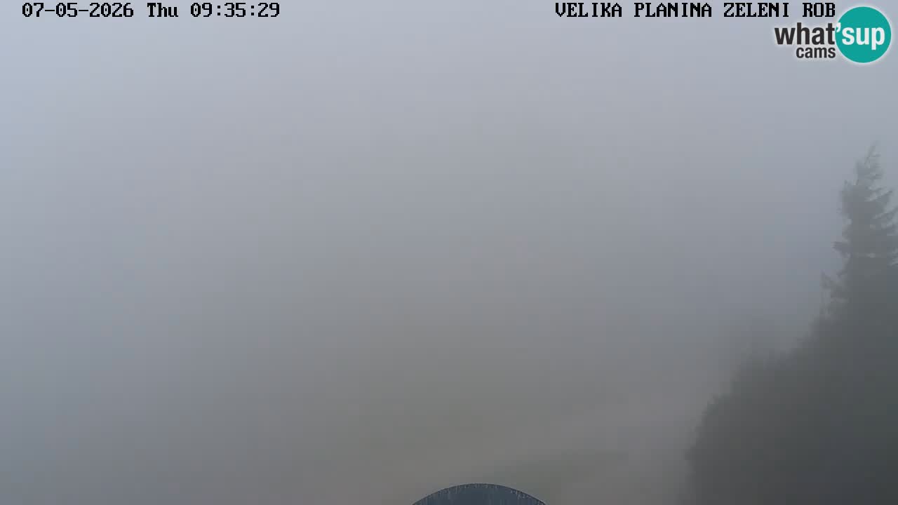 Zeleni Rob – Webcam live | Velika Planina
