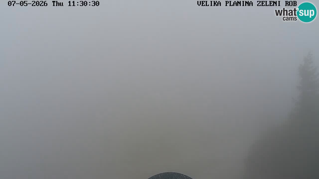 Zeleni Rob – Webcam live | Velika Planina