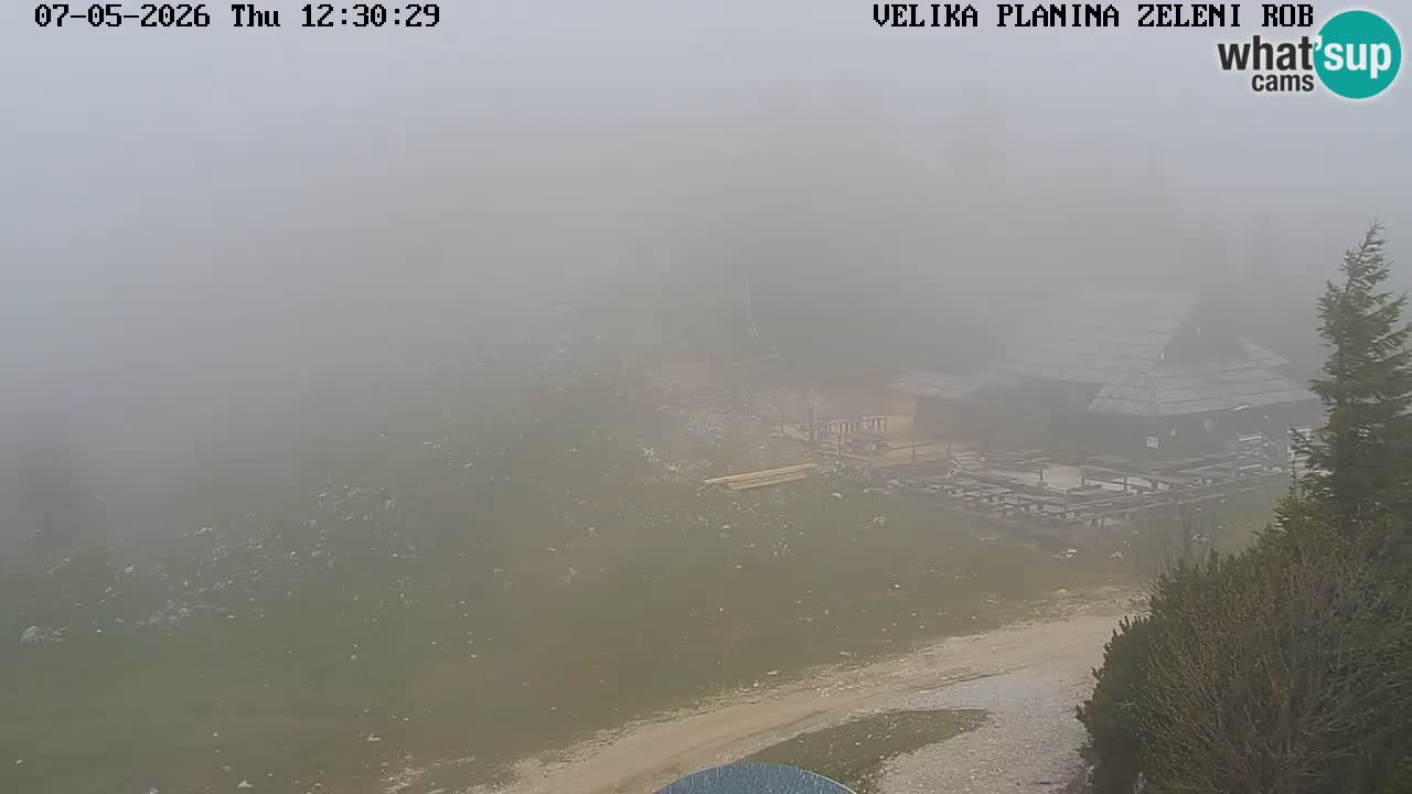 Zeleni Rob | Webcam en vivo Velika Planina