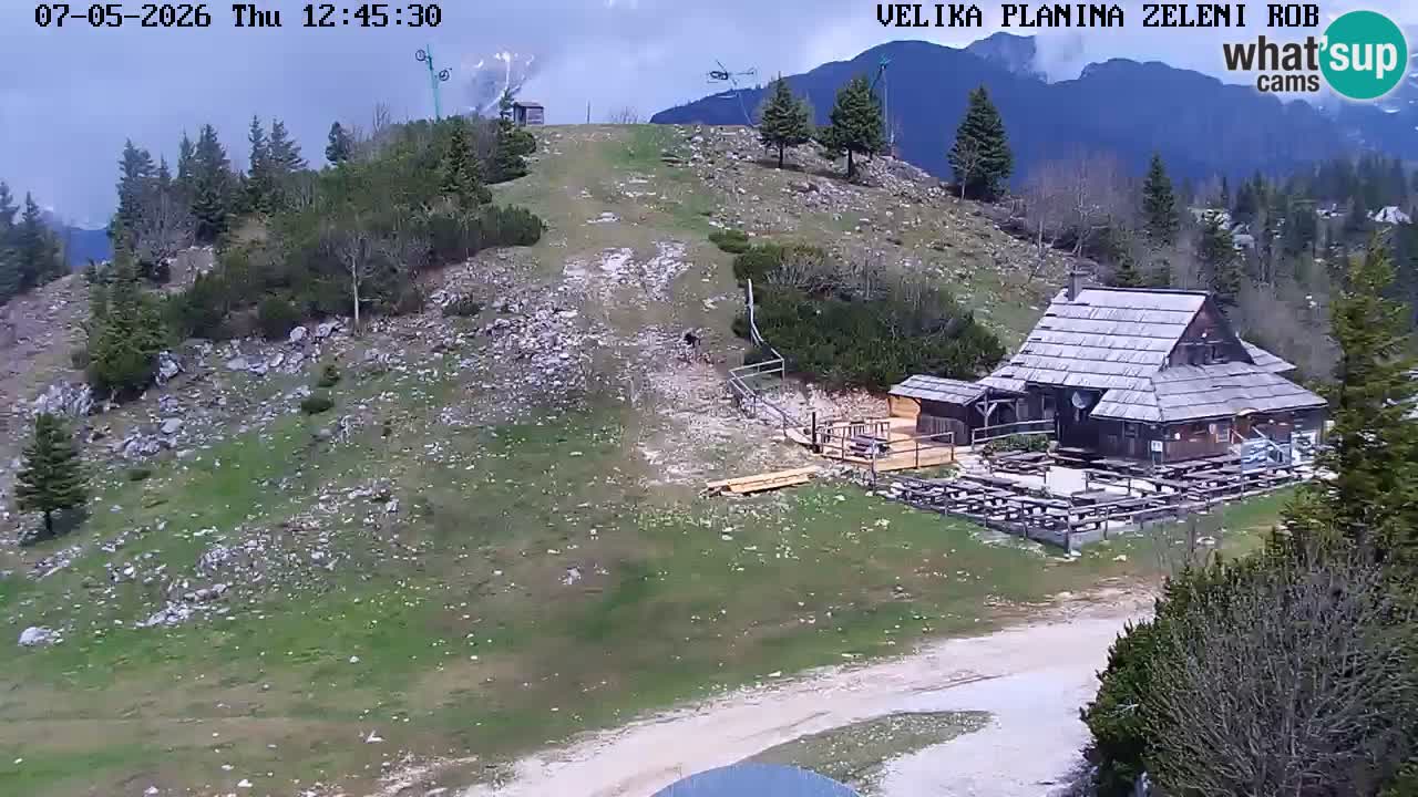 Zeleni Rob – Webcam live | Velika Planina