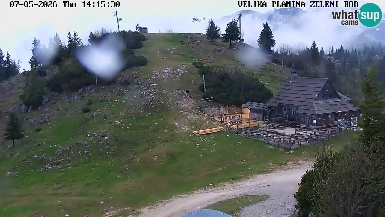 Zeleni Rob | Web kamera Velika Planina