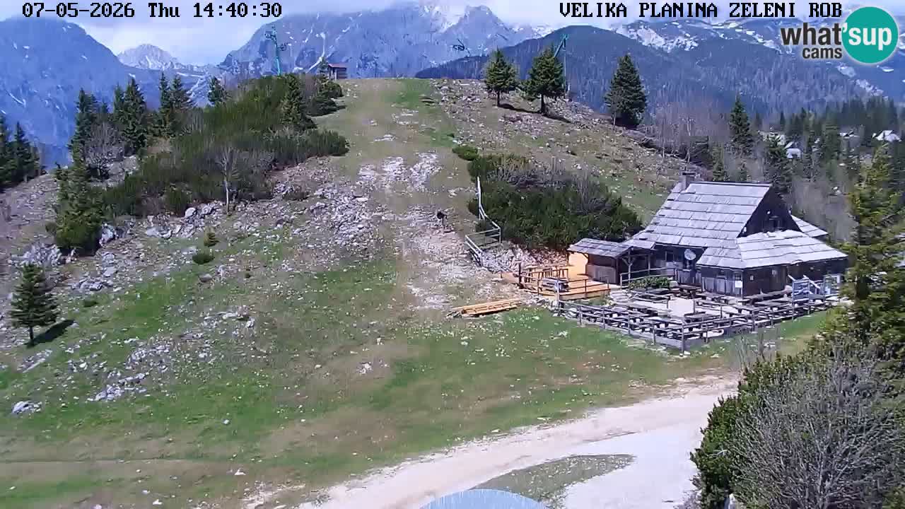 Zeleni Rob | Web kamera Velika Planina