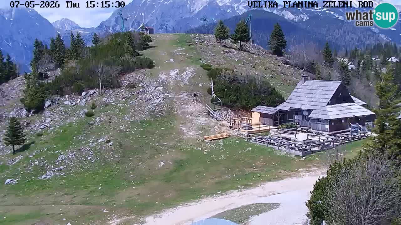 Zeleni Rob | Web kamera Velika Planina