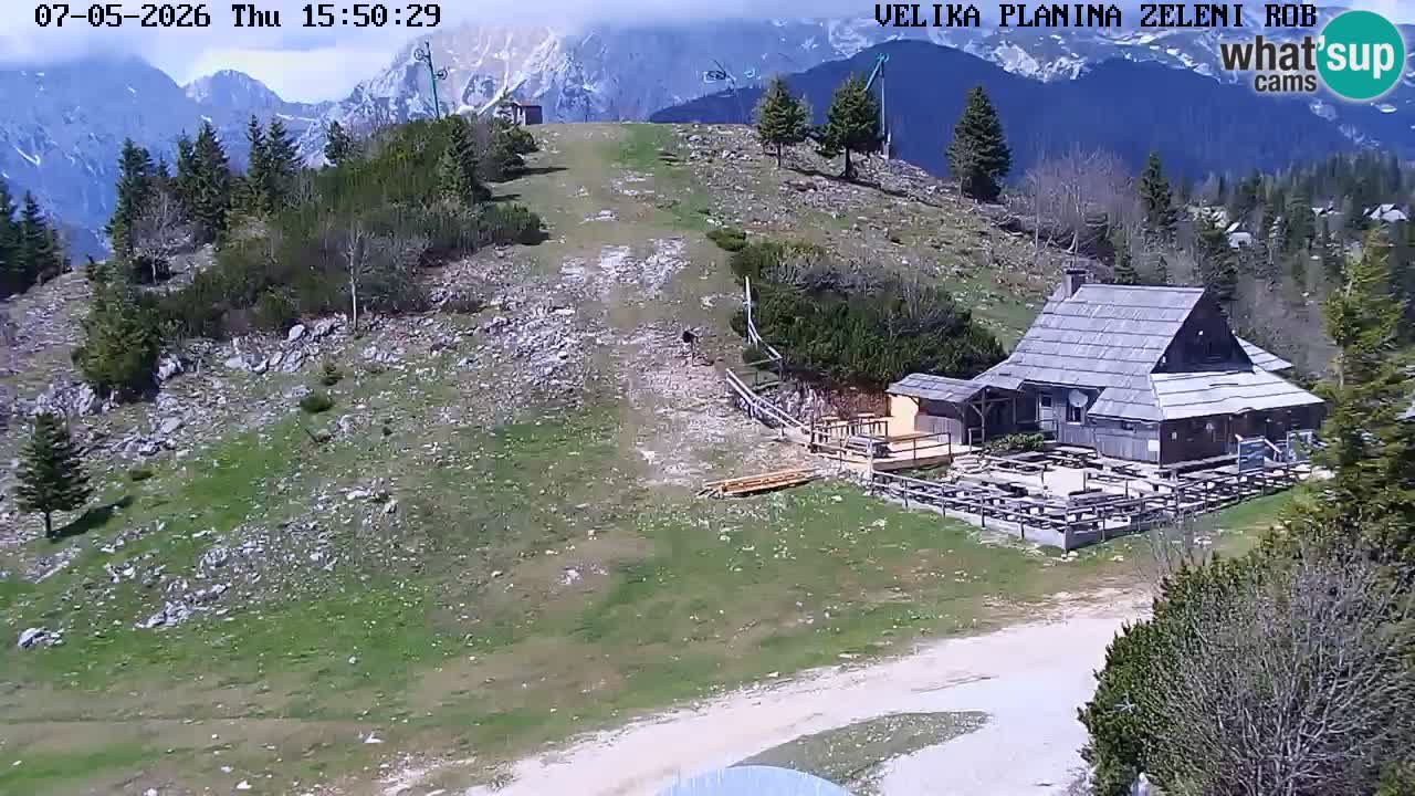 Zeleni Rob | Web kamera Velika Planina