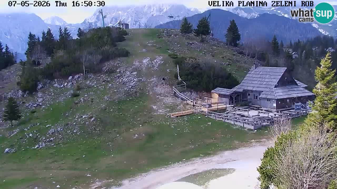 Zeleni Rob | Webcam live Velika Planina