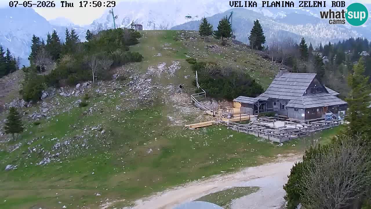 Zeleni Rob | Web kamera Velika Planina