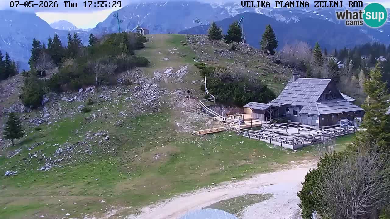 Zeleni Rob – Webcam live | Velika Planina