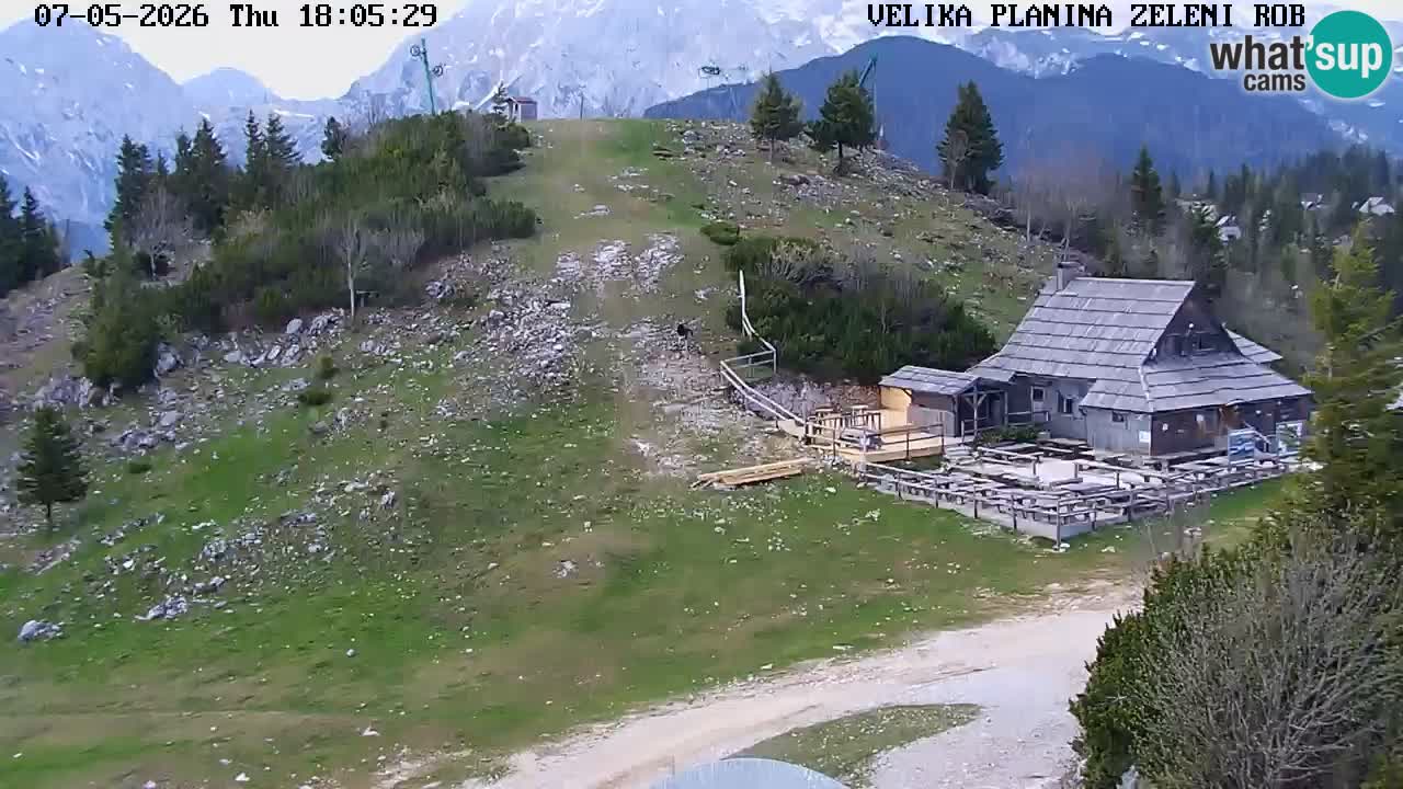 Zeleni Rob – Webcam live | Velika Planina