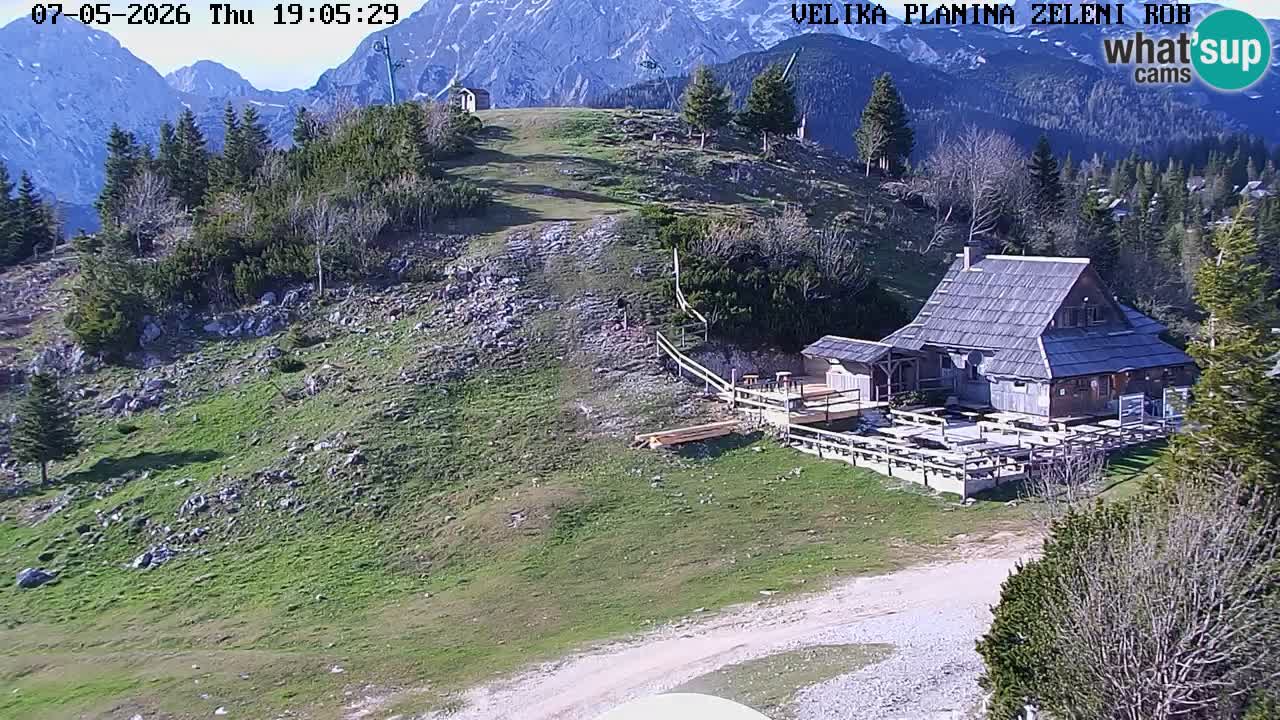 Zeleni Rob | Web kamera Velika Planina