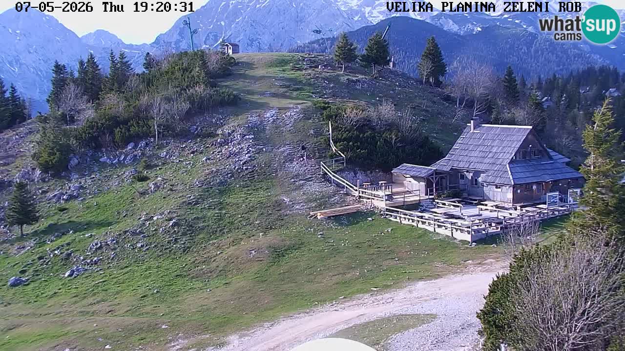 Zeleni Rob | Web kamera Velika Planina