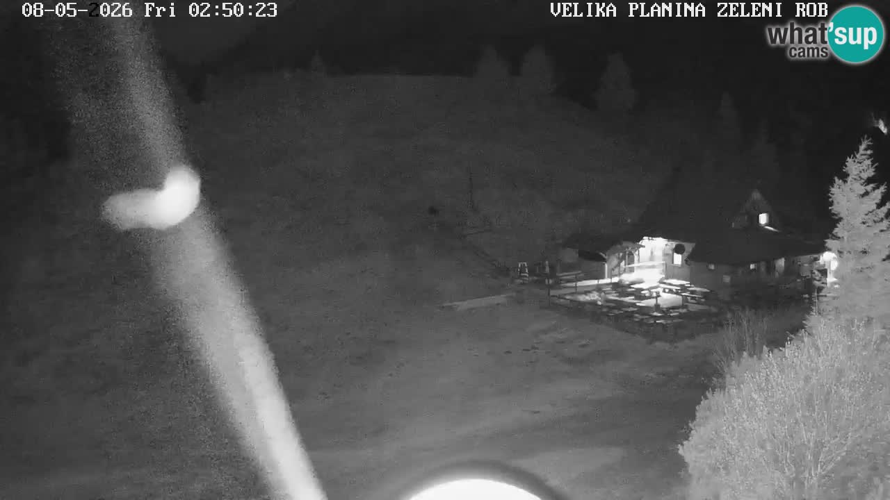 Zeleni Rob | Webcam en vivo Velika Planina
