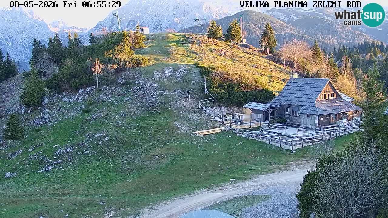 Zeleni Rob – Webcam live | Velika Planina
