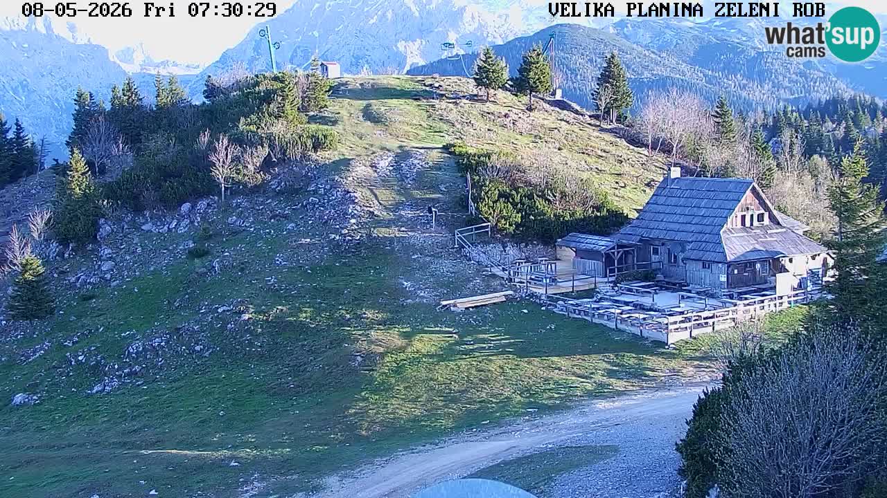 Zeleni Rob – Webcam live | Velika Planina