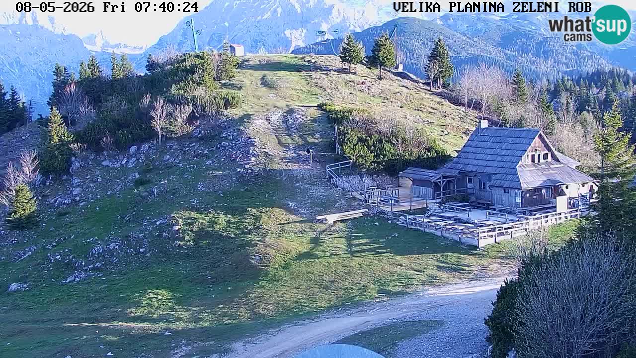 Zeleni Rob – Webcam live | Velika Planina