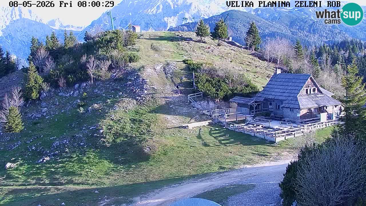 Zeleni Rob – Webcam live | Velika Planina