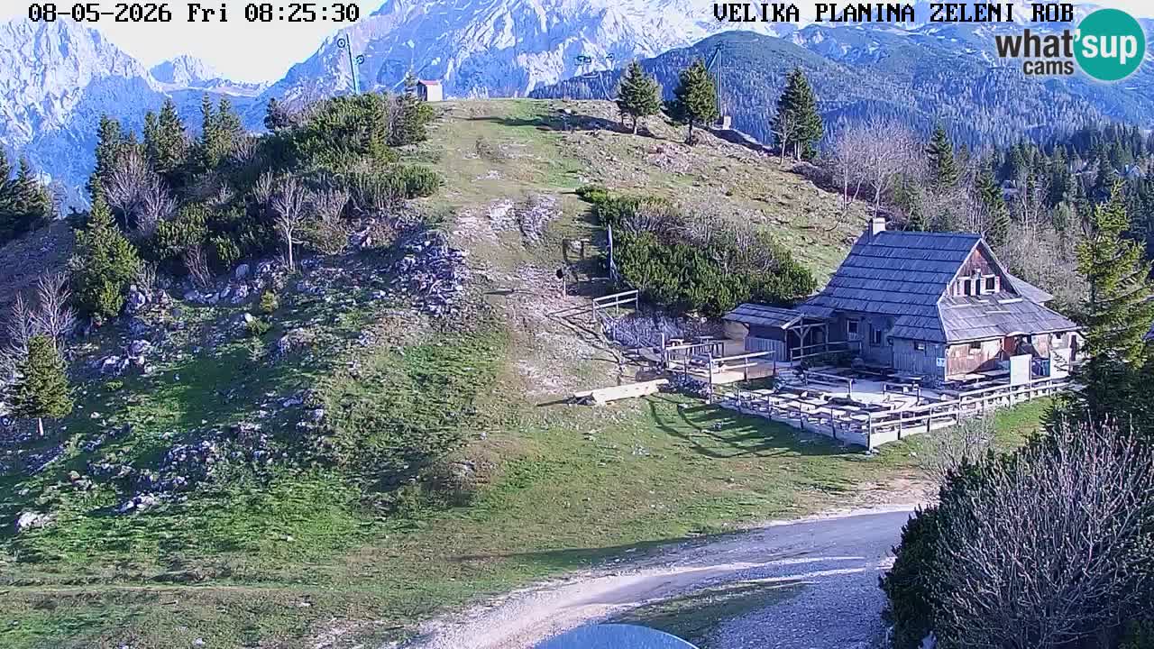 Zeleni Rob | Webcam live Velika Planina