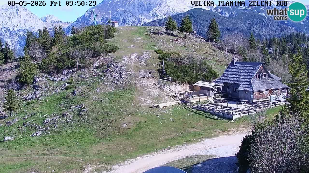 Zeleni Rob – Webcam live | Velika Planina