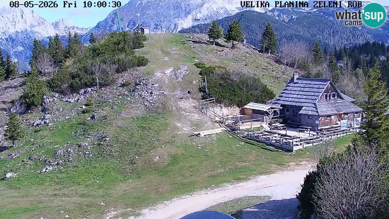 Zeleni Rob – Webcam live | Velika Planina