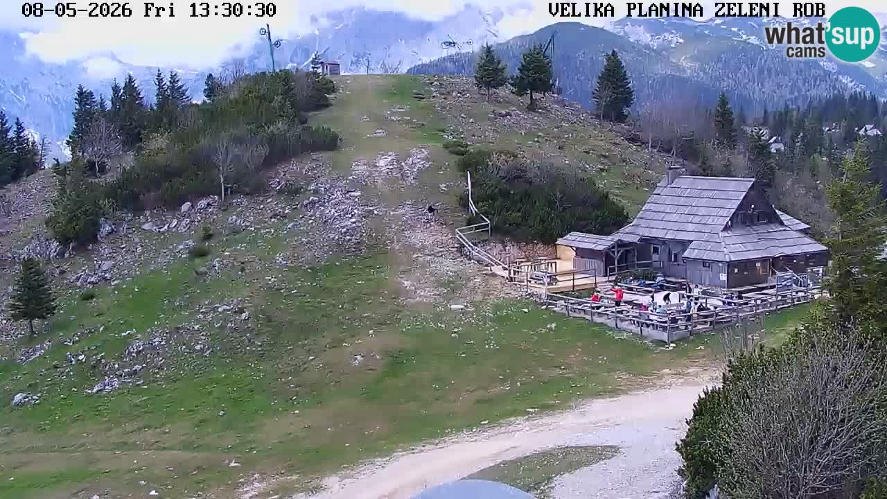 Zeleni Rob | Webcam live Velika Planina