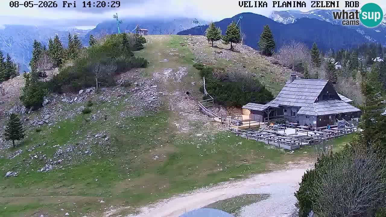 Zeleni Rob – Webcam live | Velika Planina