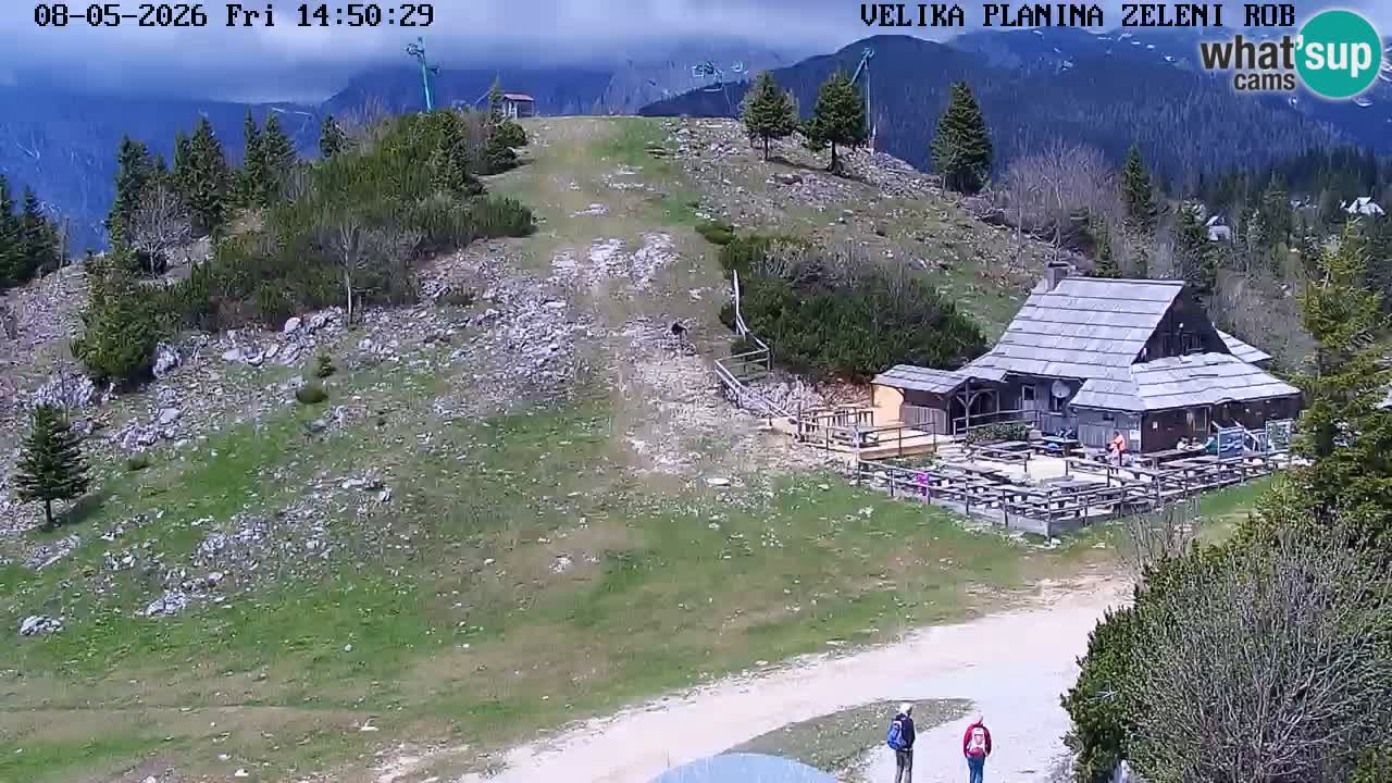 Zeleni Rob – Webcam live | Velika Planina