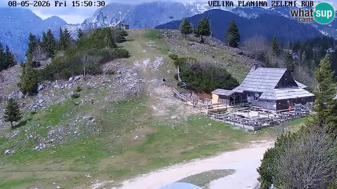 Zeleni Rob – Webcam live | Velika Planina