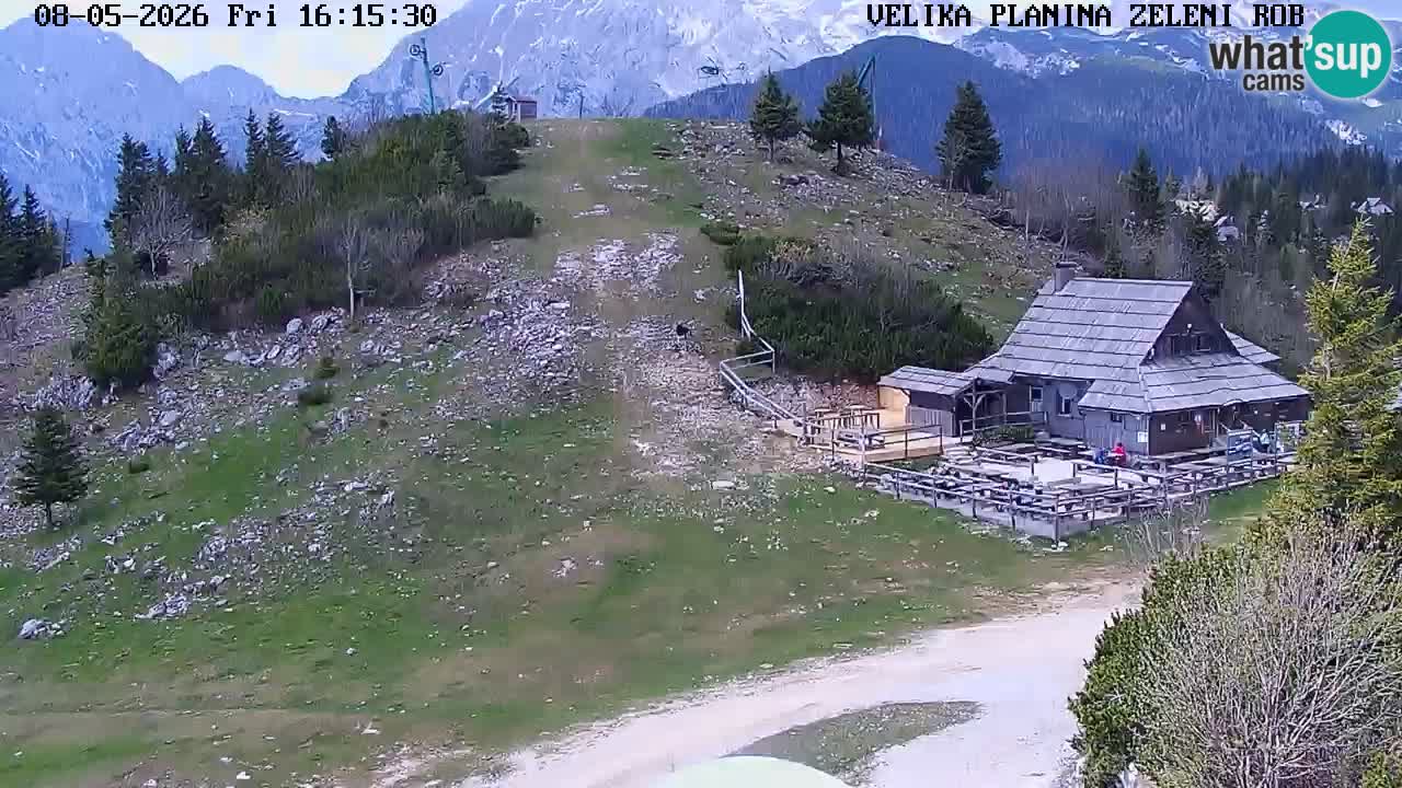 Zeleni Rob – Webcam live | Velika Planina