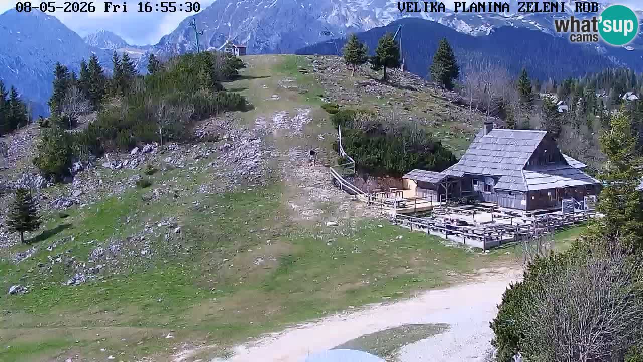 Zeleni Rob – Webcam live | Velika Planina