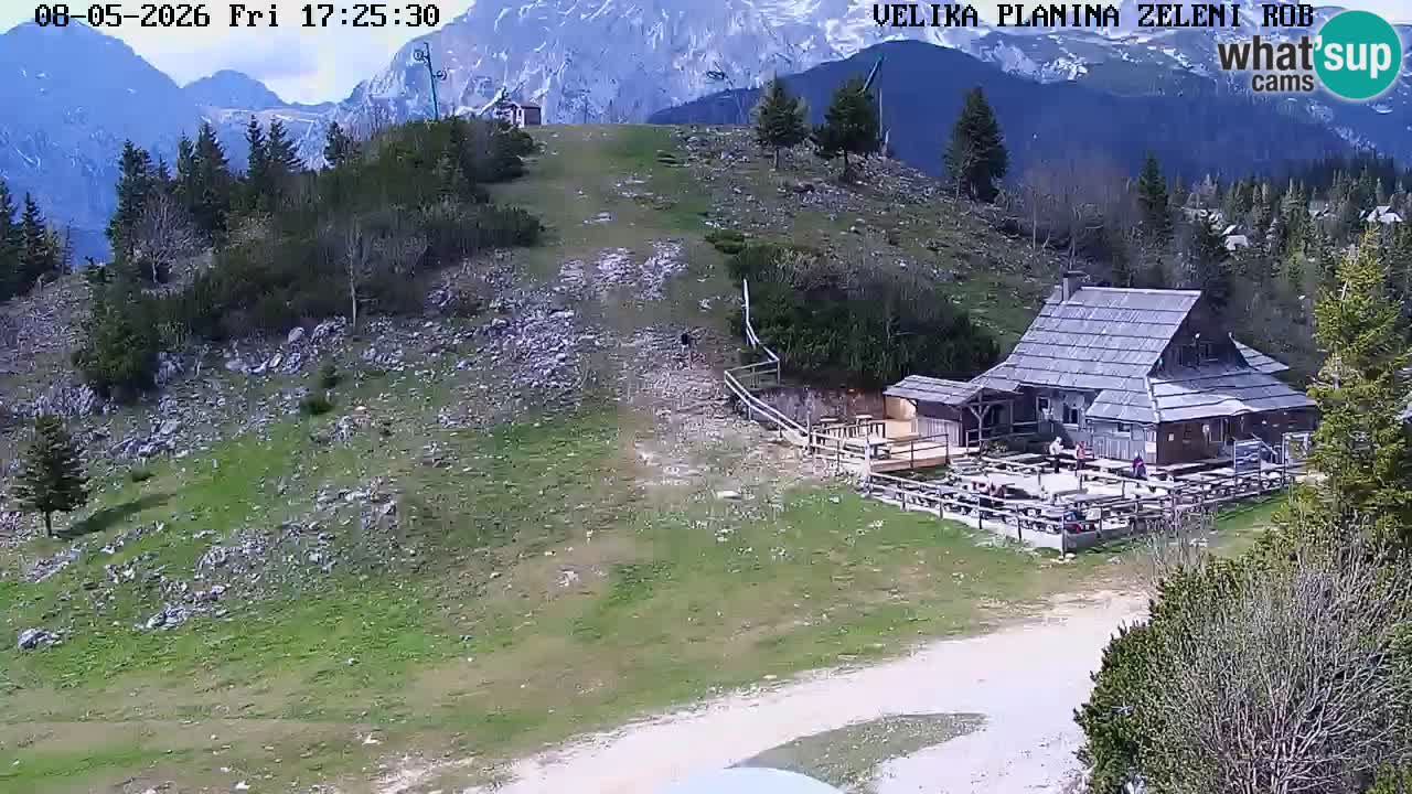 Zeleni Rob | Web kamera Velika Planina
