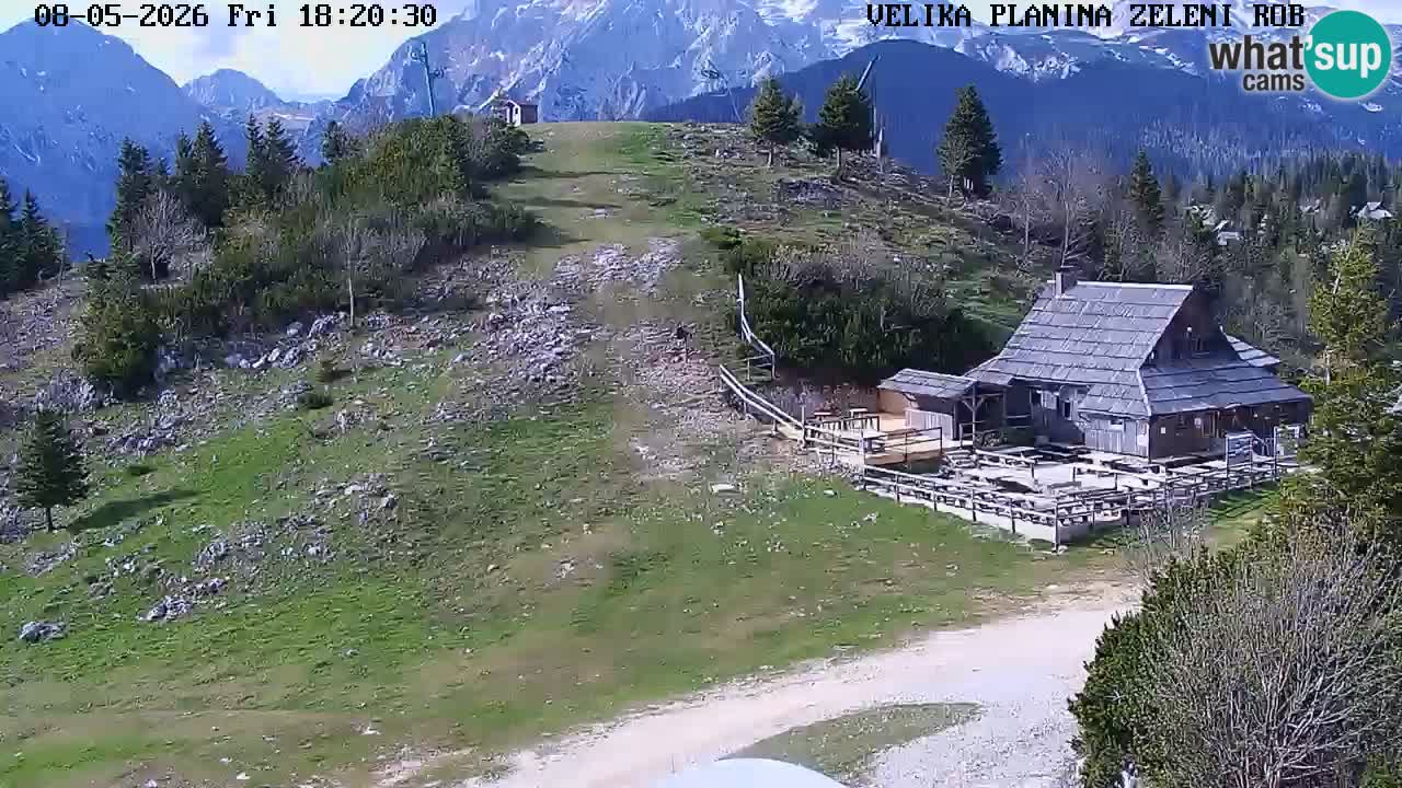 Zeleni Rob | Webcam live Velika Planina