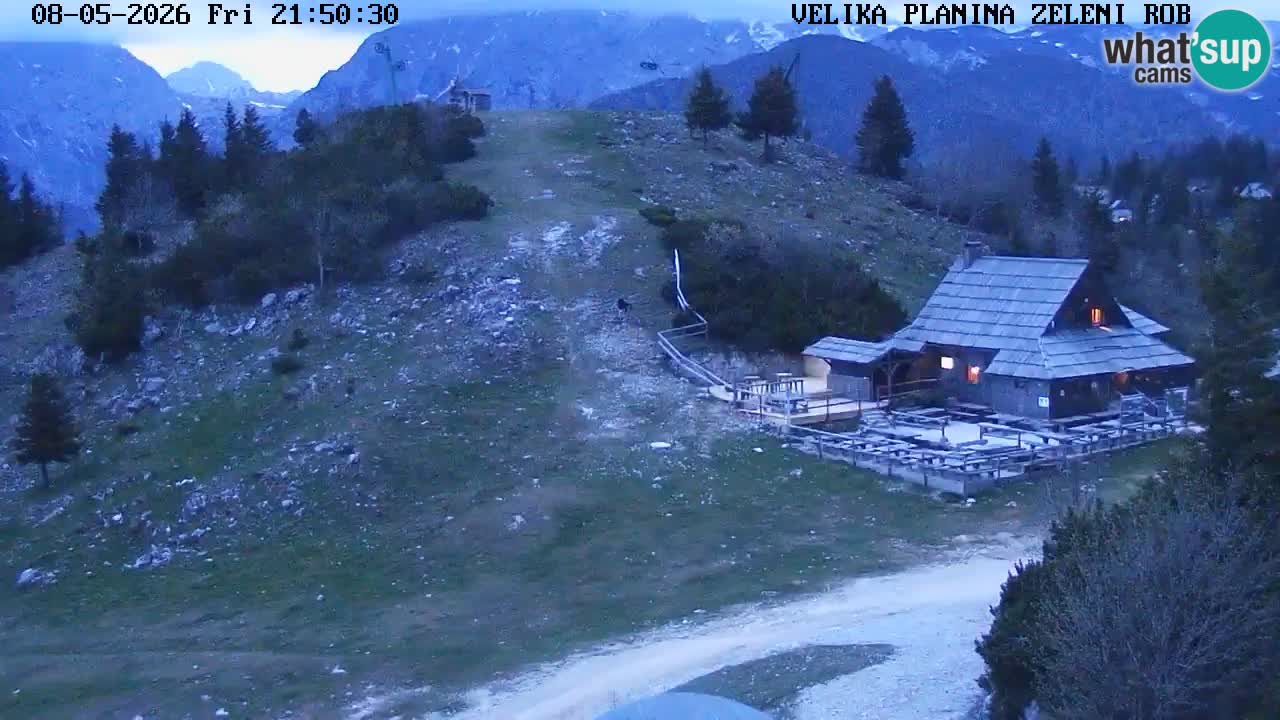 Zeleni Rob – Webcam live | Velika Planina