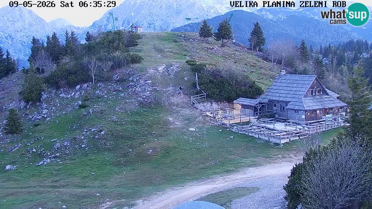 Zeleni Rob – Webcam live | Velika Planina