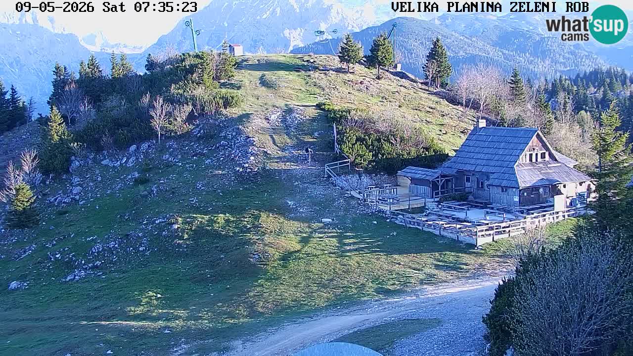 Zeleni Rob – Webcam live | Velika Planina