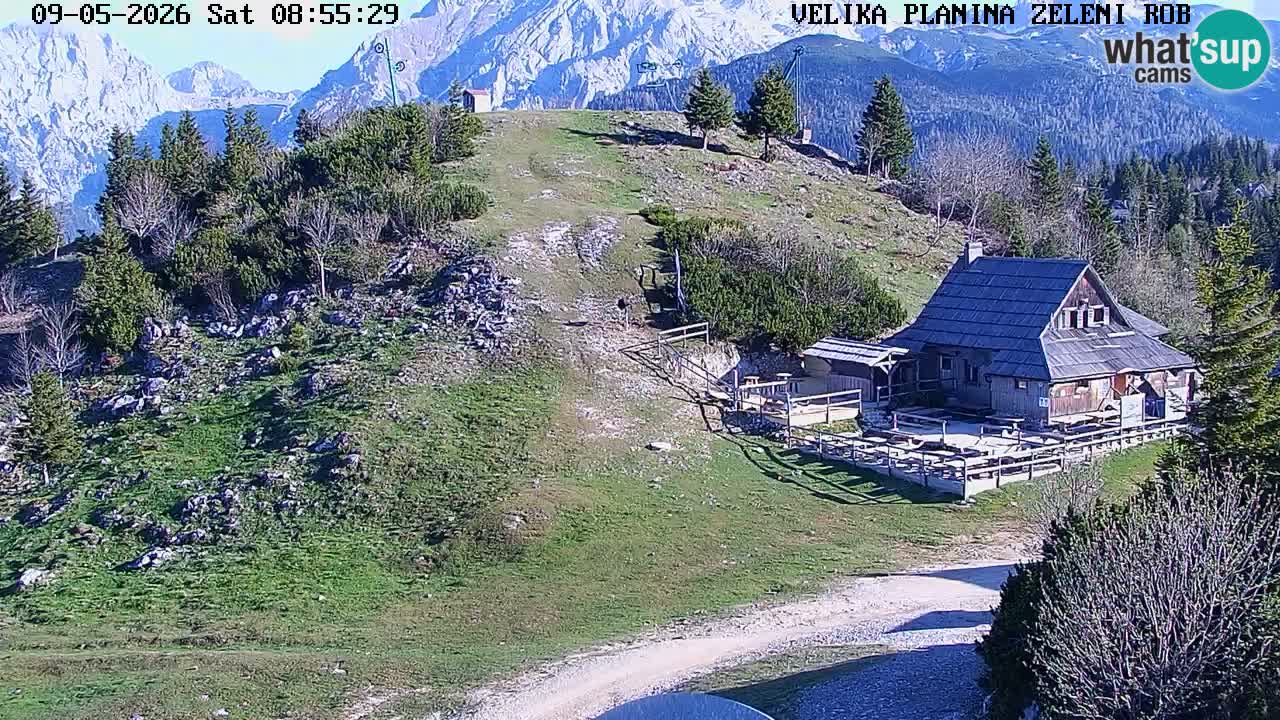 Zeleni Rob – Webcam live | Velika Planina