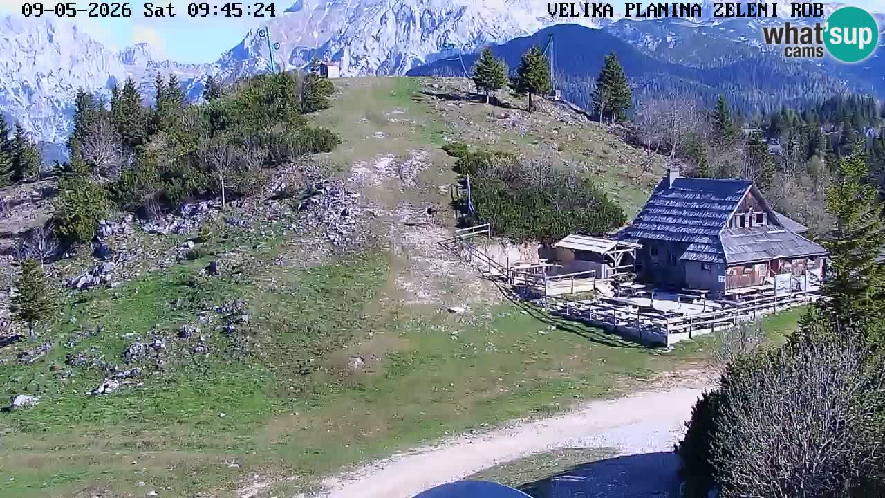 Zeleni Rob – Webcam live | Velika Planina