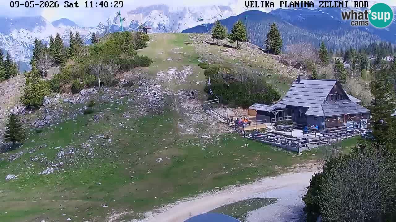 Zeleni Rob – Webcam live | Velika Planina
