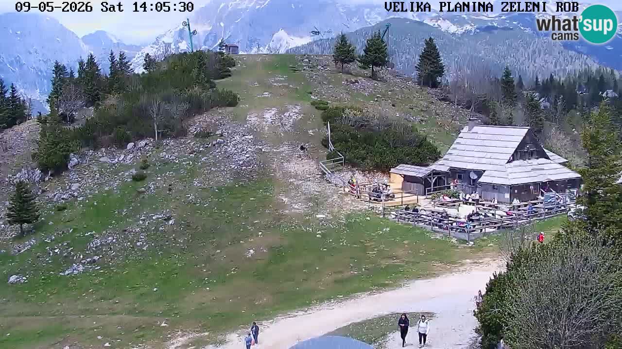 Zeleni Rob – Webcam live | Velika Planina