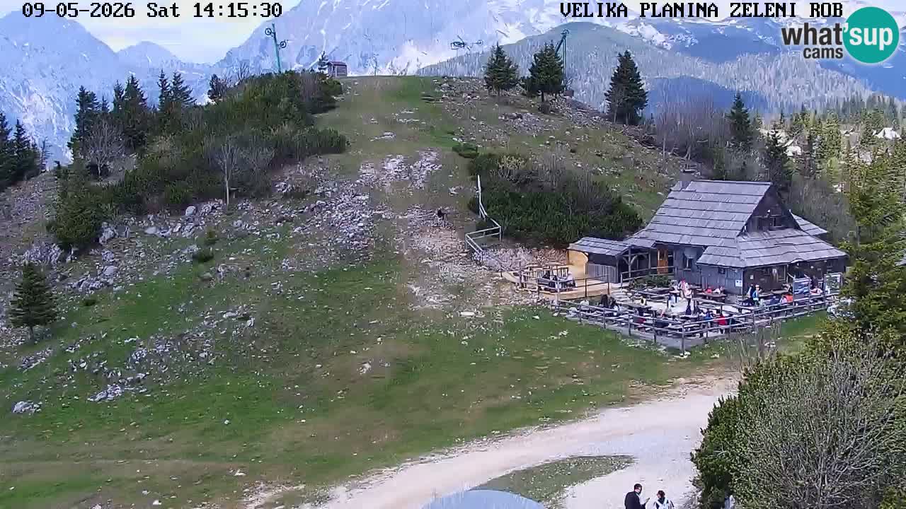 Zeleni Rob | Web kamera Velika Planina