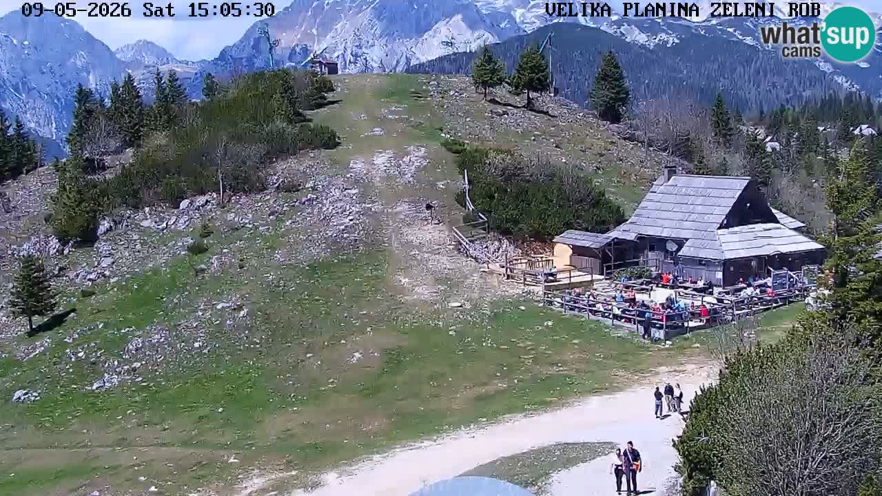 Zeleni Rob – Webcam live | Velika Planina