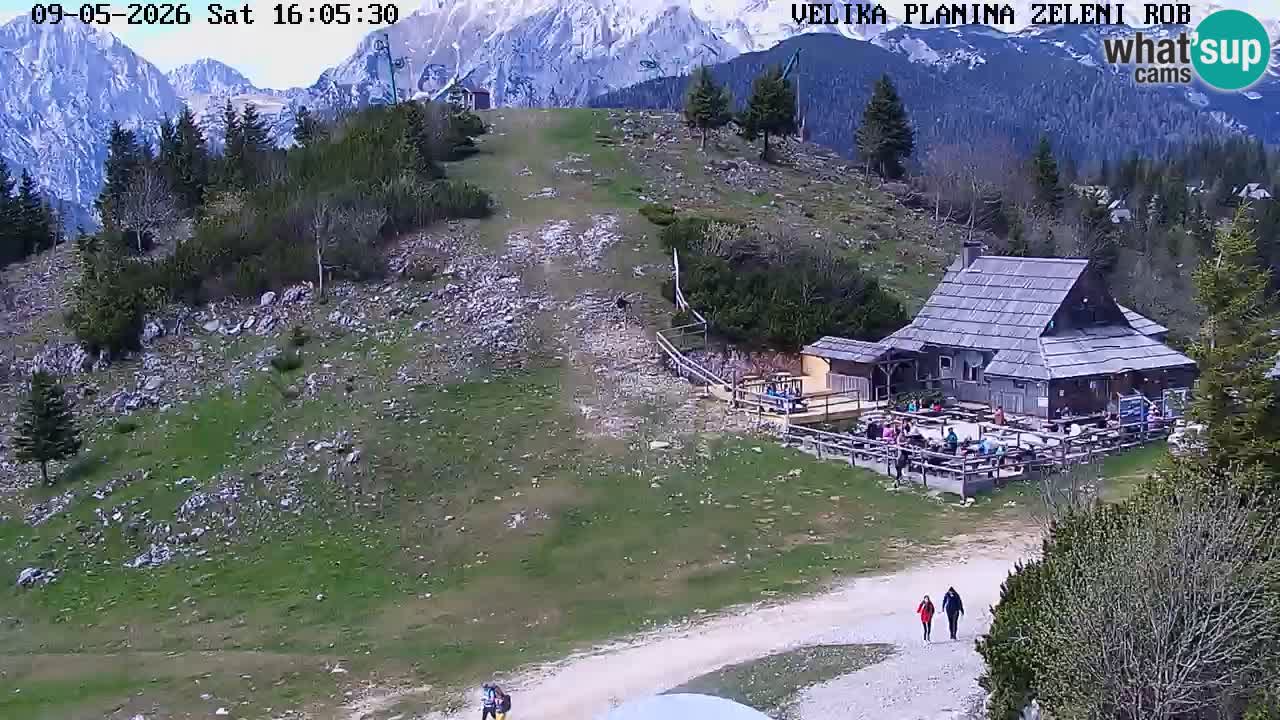 Zeleni Rob – Webcam live | Velika Planina