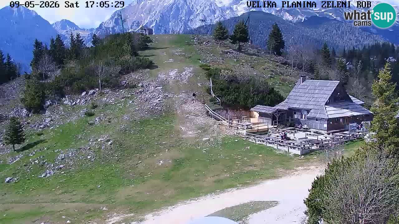 Zeleni Rob – Webcam live | Velika Planina