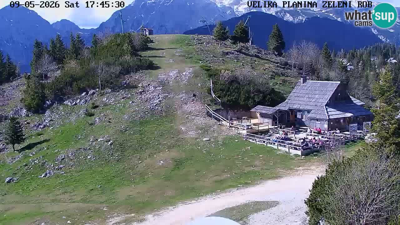 Zeleni Rob – Webcam live | Velika Planina
