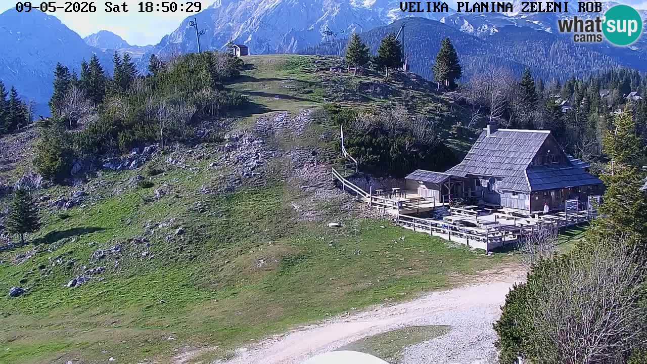 Zeleni Rob – Webcam live | Velika Planina