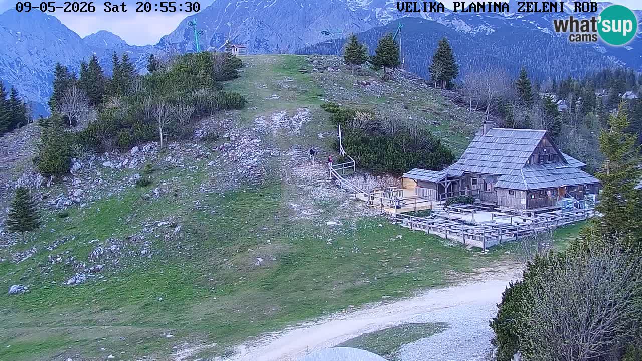 Zeleni Rob – Webcam live | Velika Planina