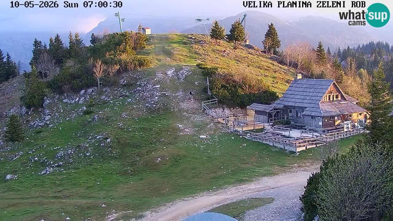Zeleni Rob | Web kamera Velika Planina
