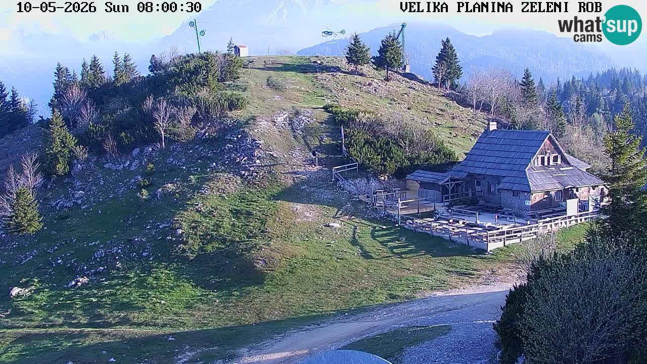 Zeleni Rob | Web kamera Velika Planina