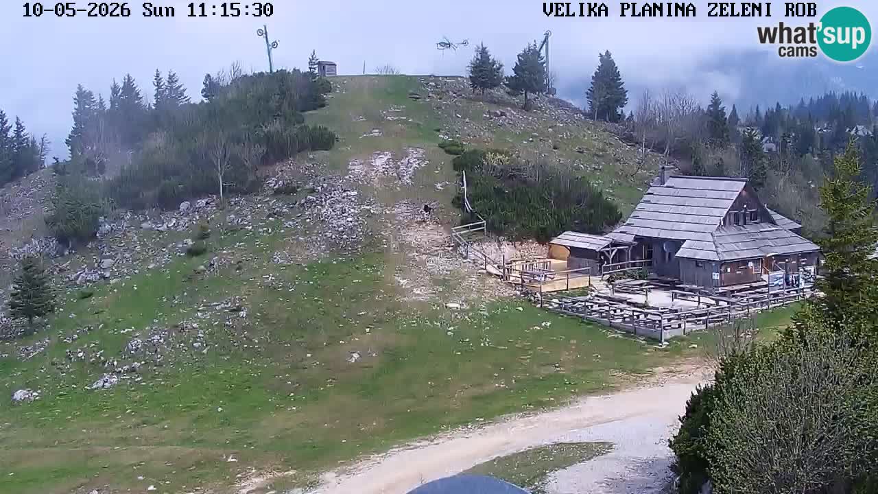 Zeleni Rob | Web kamera Velika Planina