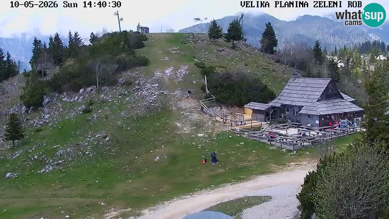 Zeleni Rob | Web kamera Velika Planina
