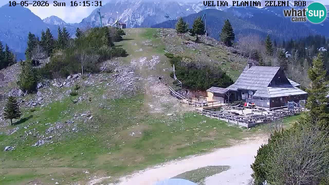 Zeleni Rob – Webcam live | Velika Planina