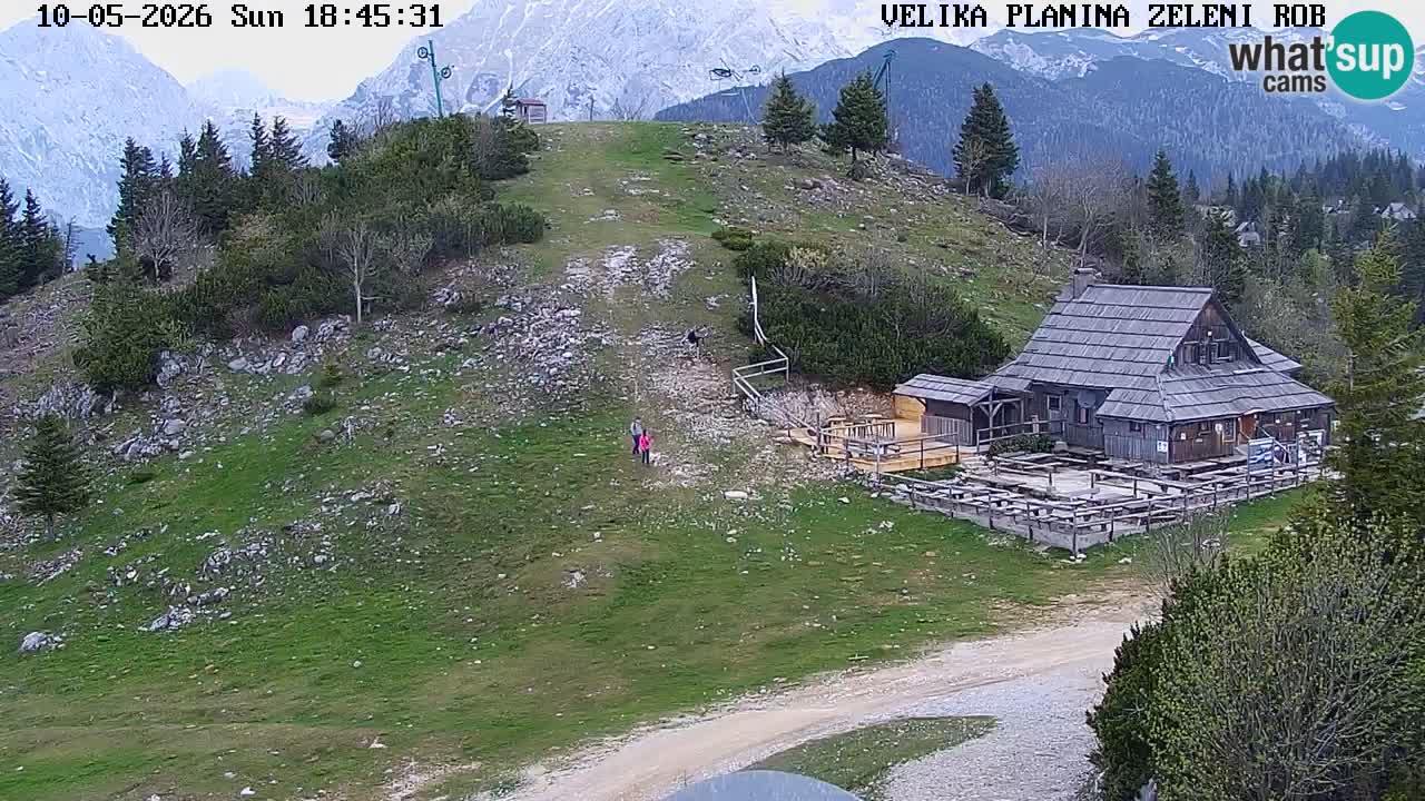 Zeleni Rob – Webcam live | Velika Planina
